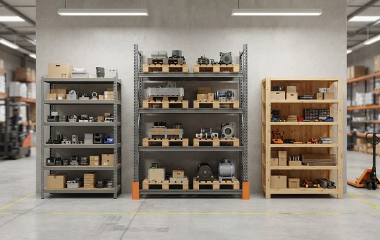 Metal, Çelik ve Ahşap Raf Sistemlerinin Karşılaştırması